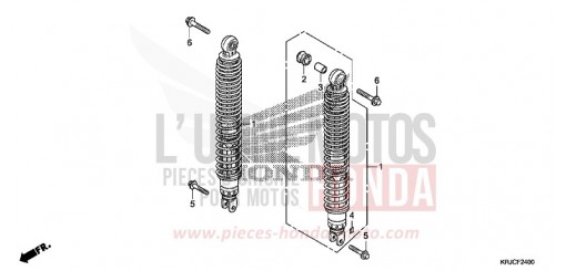 REAR CUSHION FES125C de 2012